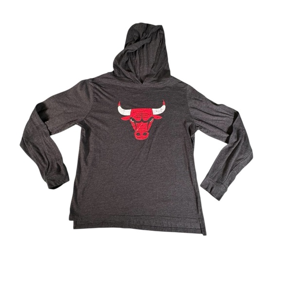 Chicago Bulls Concepts Sport Hoodie Boy’s Large Gray Long Sleeve Pullover NBA - Picture 1 of 7